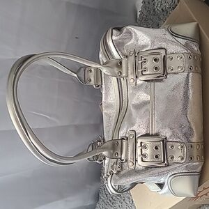 Kathy Van Zeeland silver Bag
